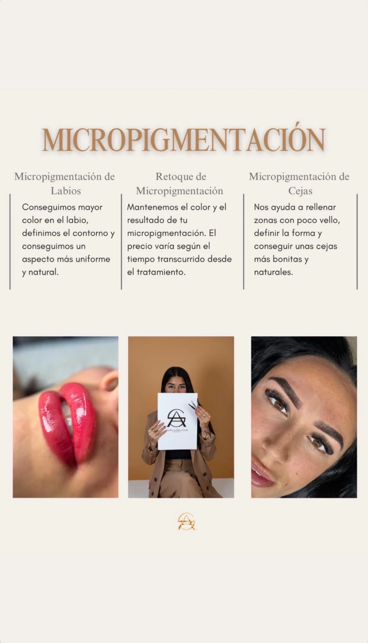 Detalle de labios mostrado en la carta de micropigmentación de Ángela